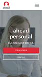 Mobile Screenshot of ahead-personal.com